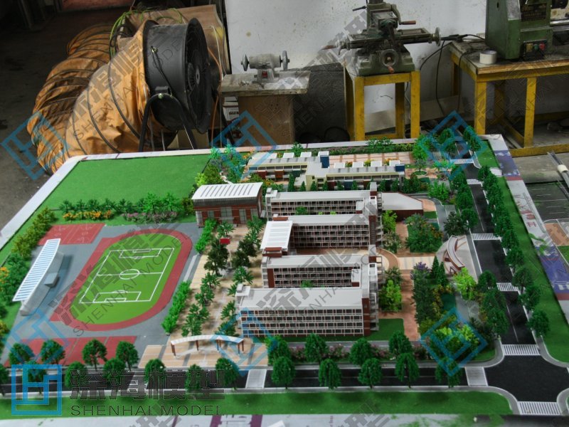山西陽城小學模型制作