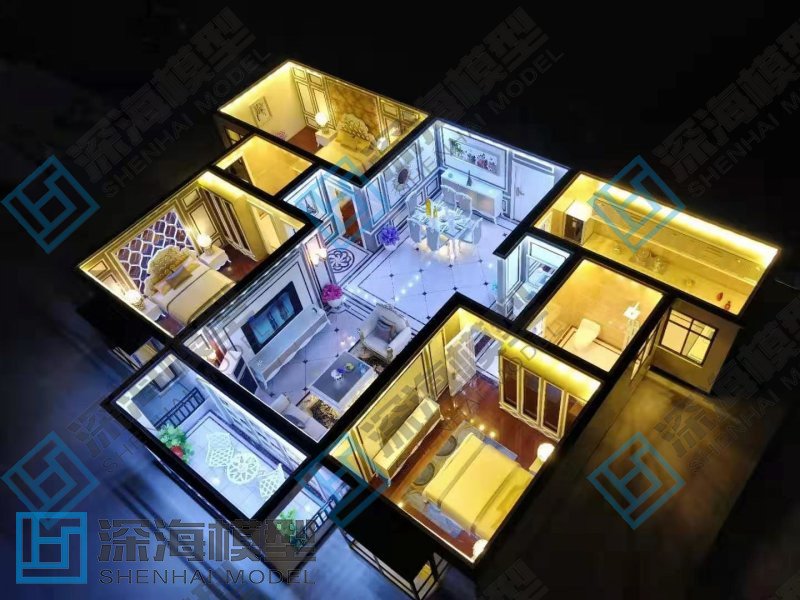 精英名都戶型模型制作
