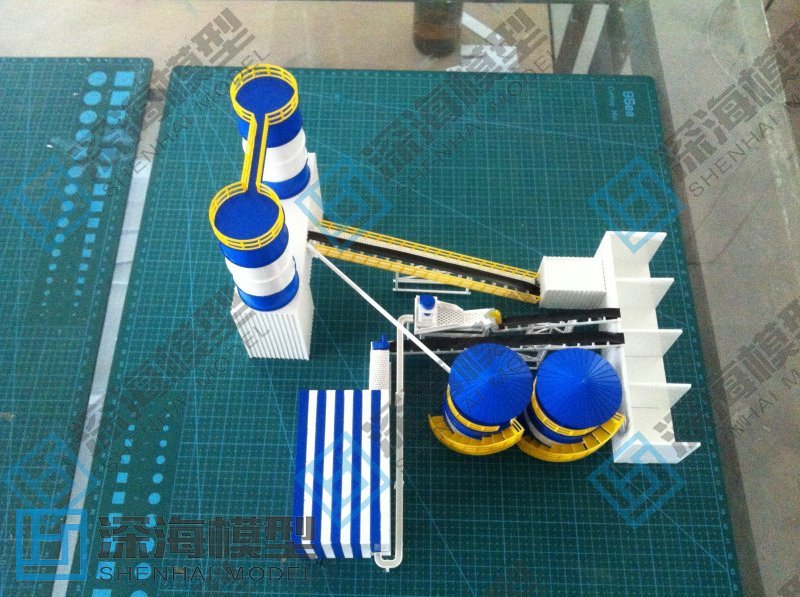 混凝土攪拌站凈化設備模型制作