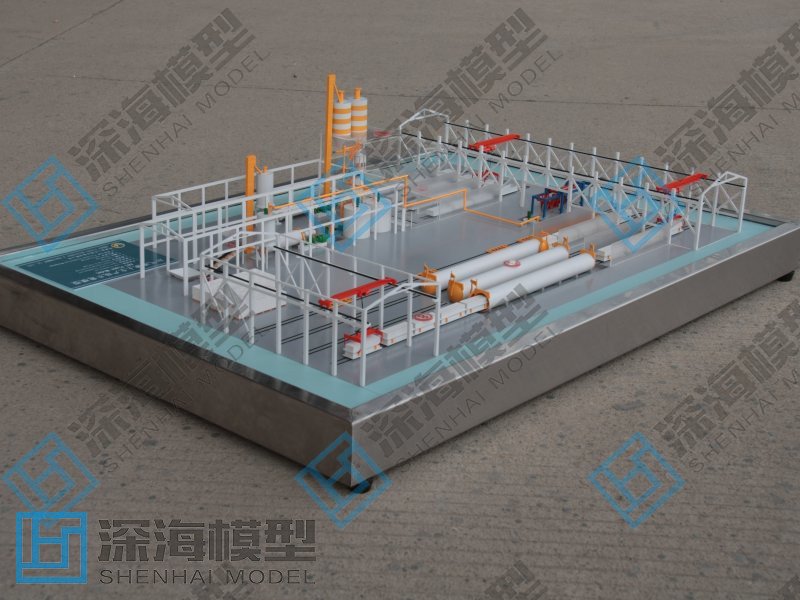 益工混凝土生產線模型制作