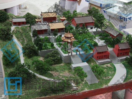 盤古寺模型制作