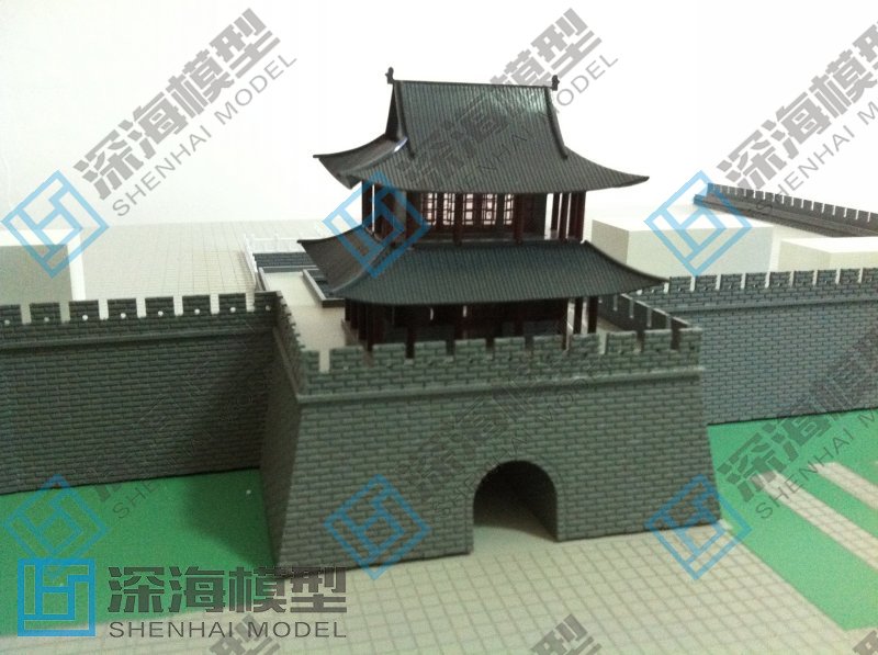 陽城古城門模型制作