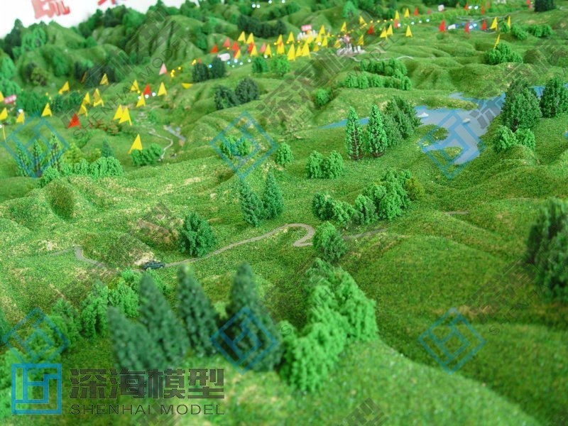 濟源綠茵山體模型制作