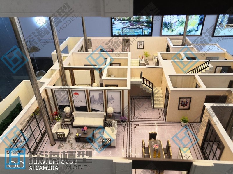 理想城升降戶型模型制作